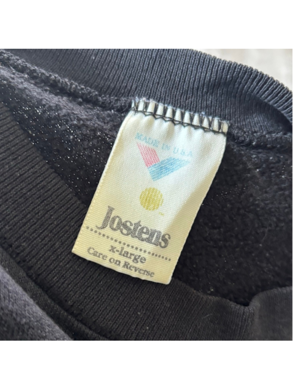 Vintage Florida Marlins Crewneck Sweatshirt Mens XL Black 1991 - Picture 3 of 4